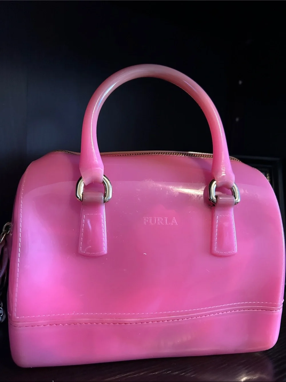 Furla bright pink
